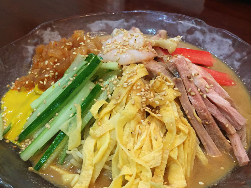 龍盛菜館の冷やし中華