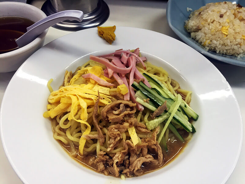 兆楽の冷やし中華