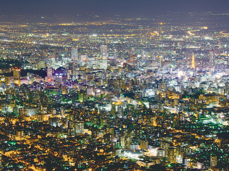 藻岩山 夜景