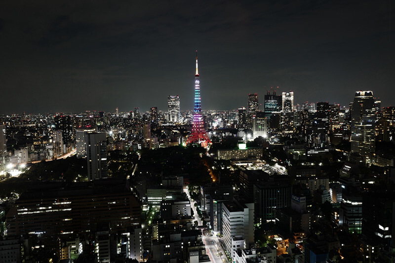 世界貿易センタービル40F展望台シーサイド・トップ 夜景