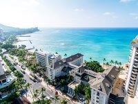 会場となるワイキキビーチ