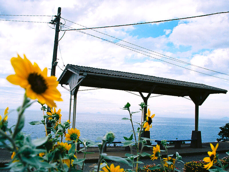下灘駅 海