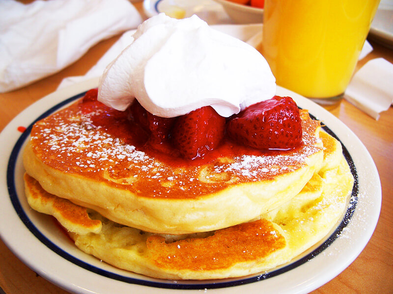IHOPのパンケーキ