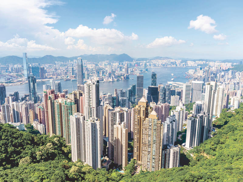 香港街並み