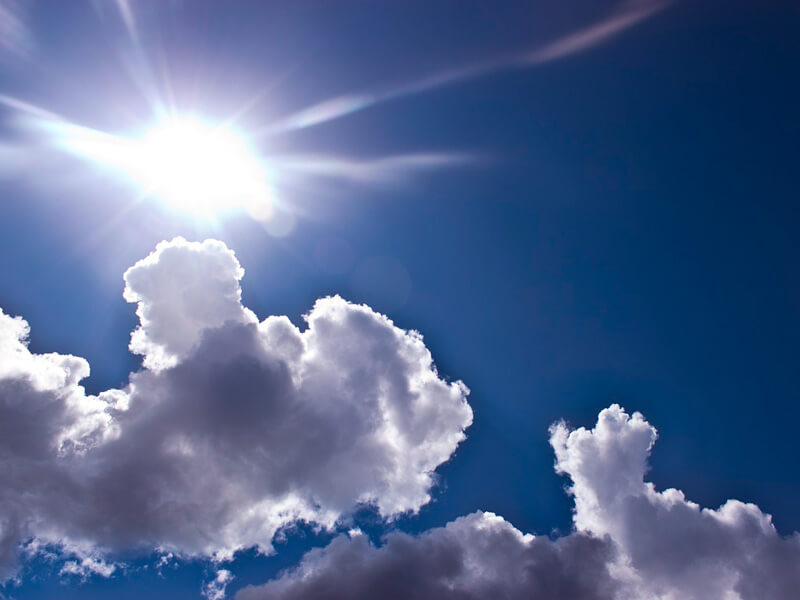 天気の良い空