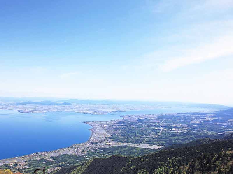 びわ湖バレイからの景色