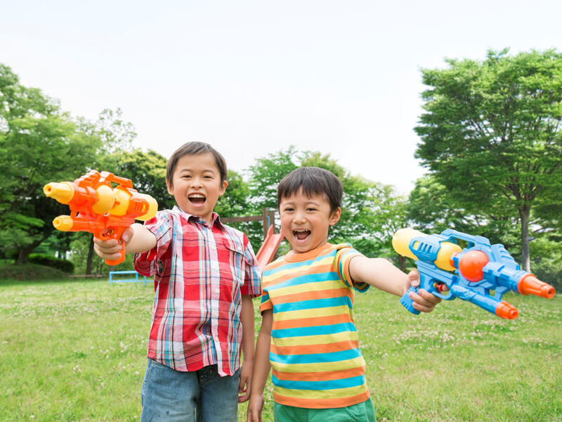 COLOR GUN in 鎌倉市腰越海岸