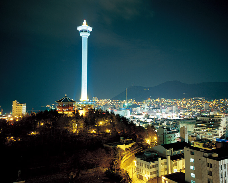 釜山タワー 夜景