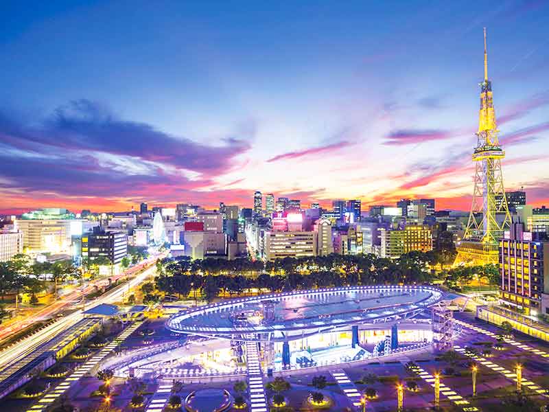 栄の夜景