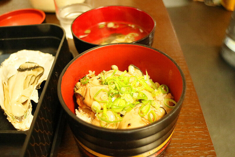 かましま水産赤穂店・牡蠣ごはん