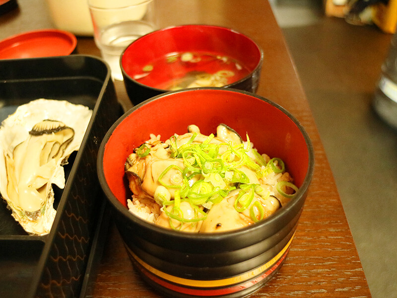 かましま水産赤穂店・牡蠣ごはん