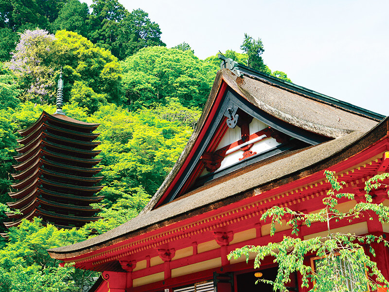 談山神社 神廟拝所 十三重塔