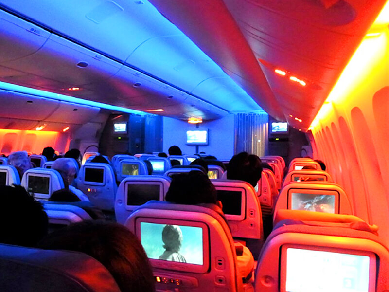 トルコ航空 機内