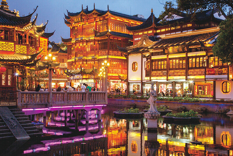 豫園商城の夜景