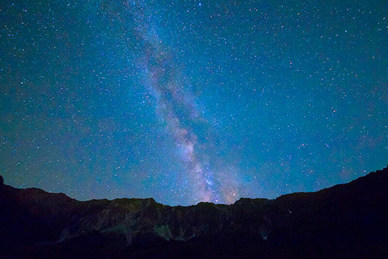 大山の星空