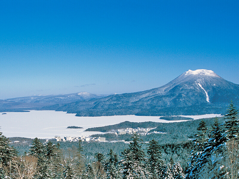 冬の阿寒湖