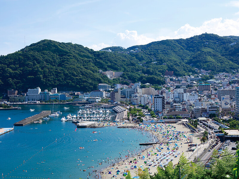 熱海の美しい町並み