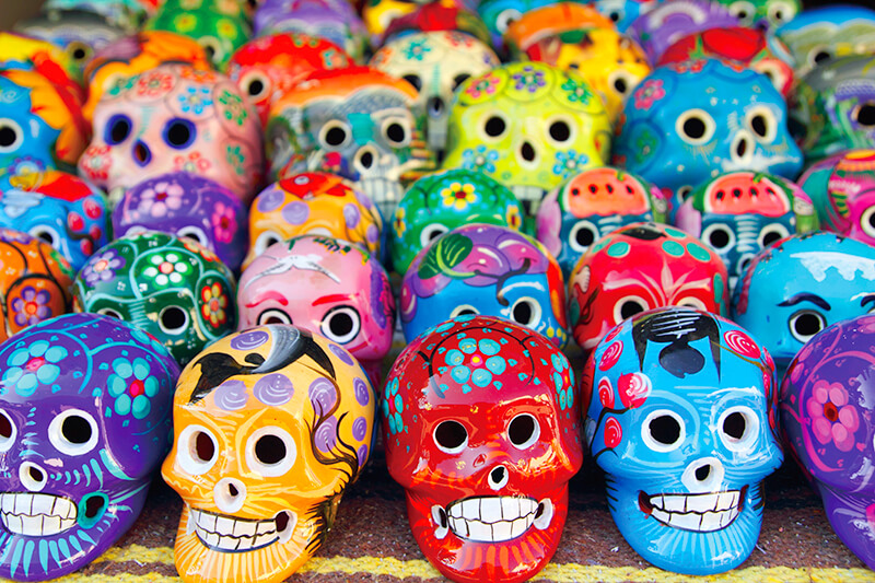 メキシコ土産のスカル