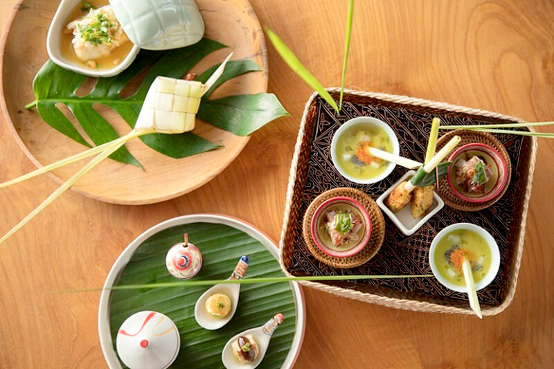 星のやバリ食事「コンテンポラリーバリニーズ」
