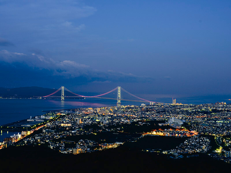 須磨浦山上公園からの夜景