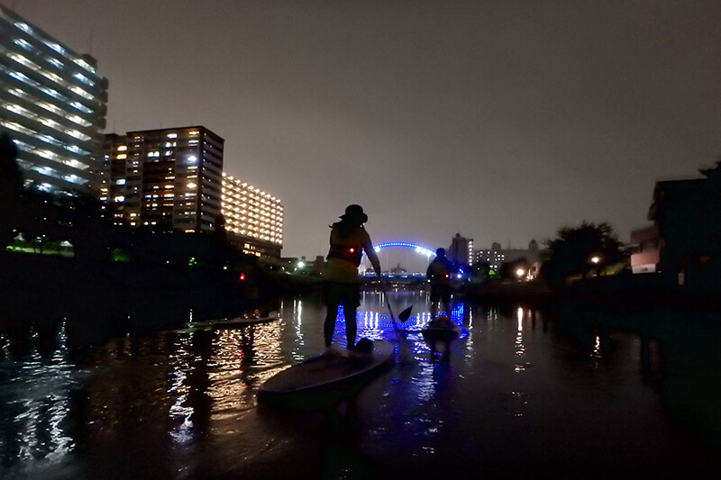 SUP体験 夜景