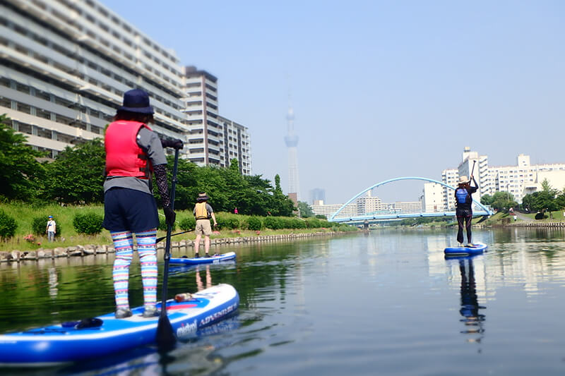 SUP体験 スカイツリー