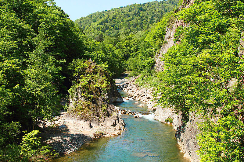 定山渓渓谷 かっぱ淵