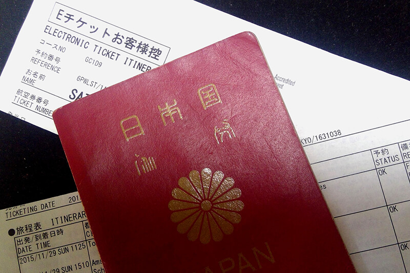 航空チケット
