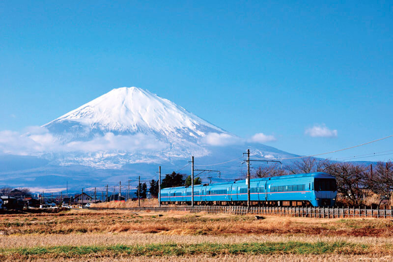 富士山とロマンスカー