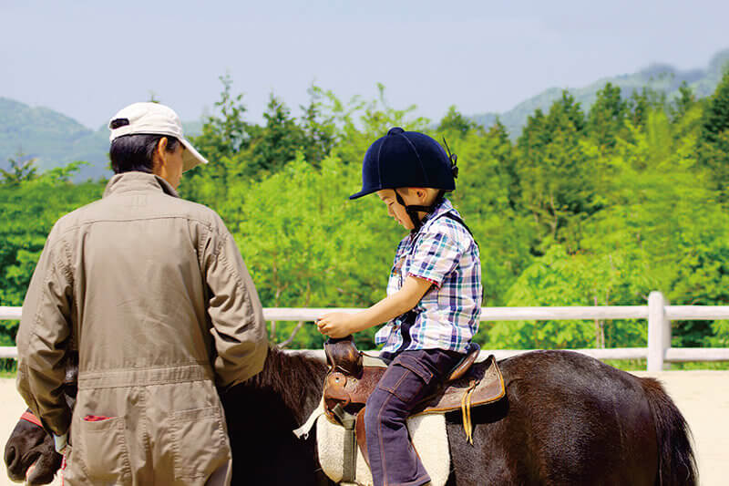 乗馬体験の イメージ 子ども