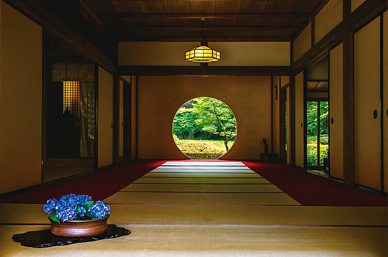 鎌倉明月院 悟りの窓
