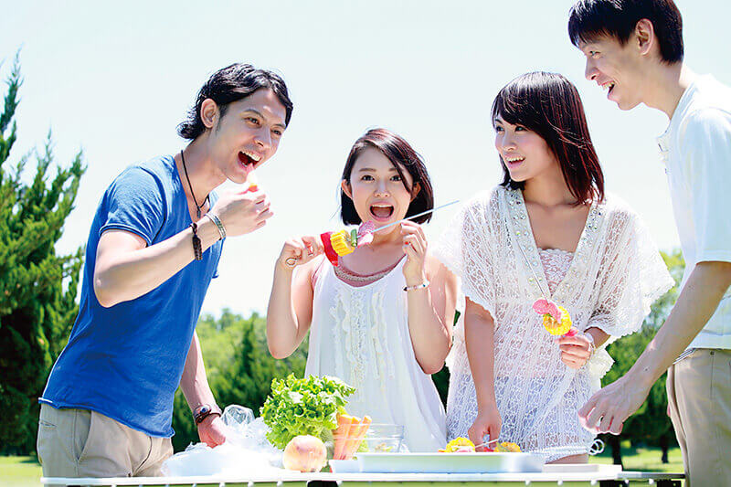 バーベキュー アウトドア BBQ イメージ