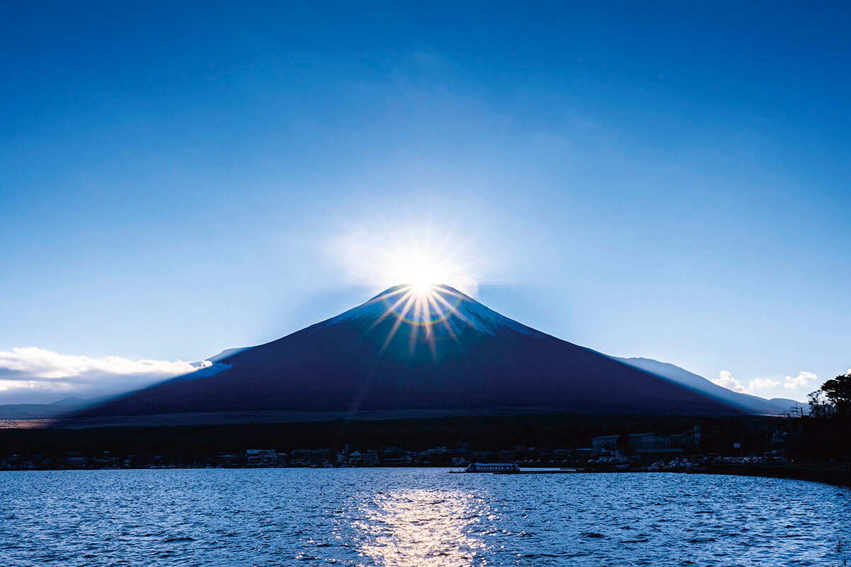 山中湖 ダイヤモンド富士