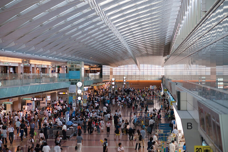 羽田空港 ロビー(イメージ)