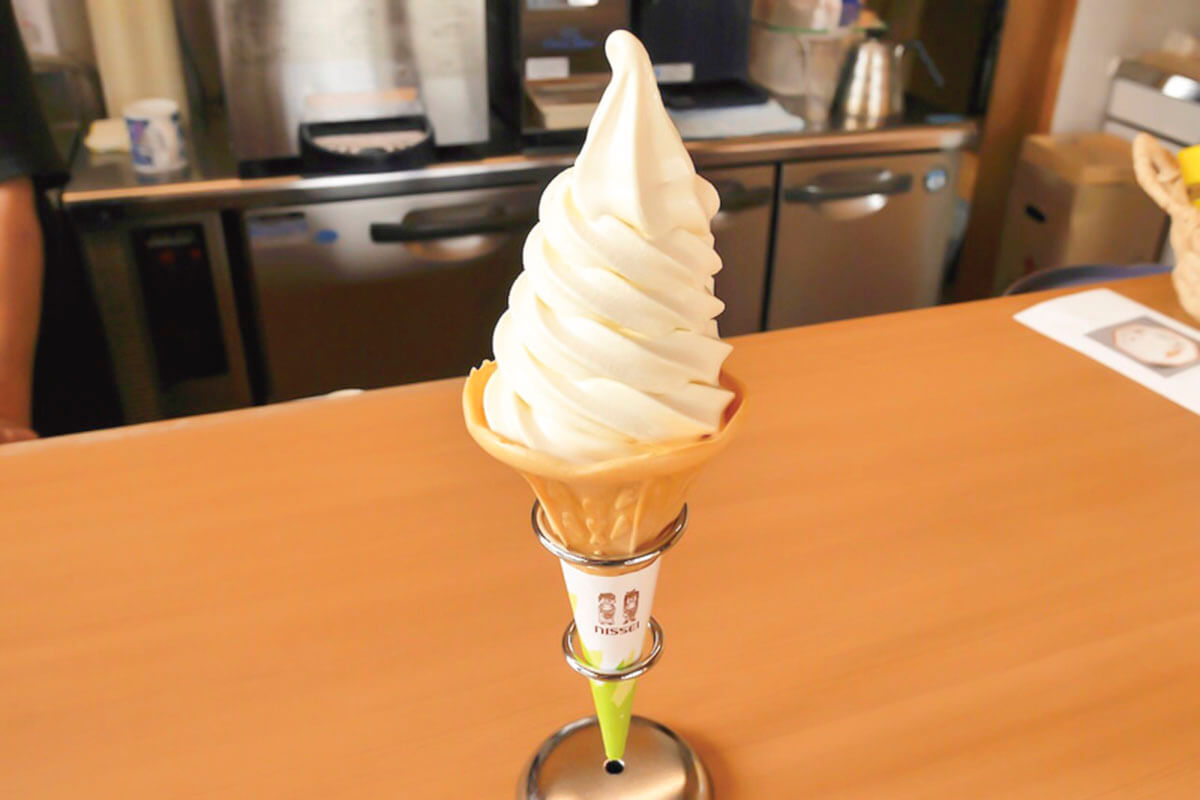 萩の夏みかんソフトクリーム