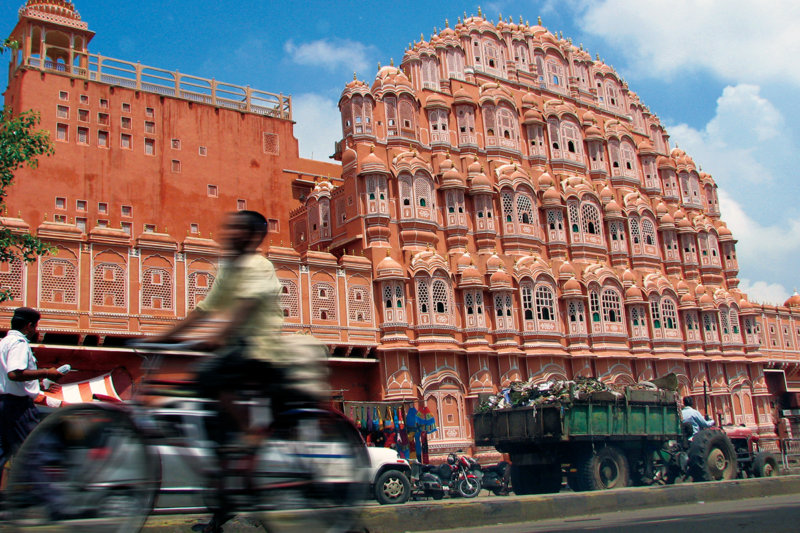 インドのかわいいピンクシティ。ジャイプールの「ハワー・マハル（風の宮殿）」を見てみたい!!