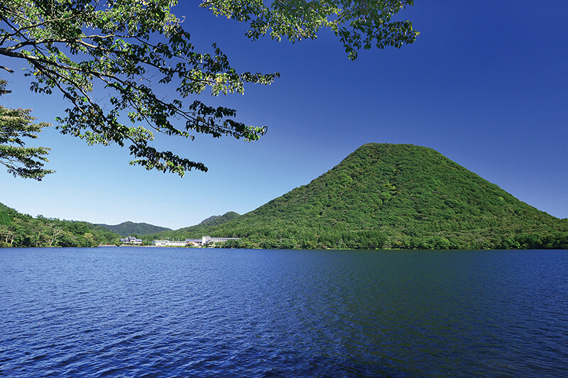 夏の榛名湖と榛名富士