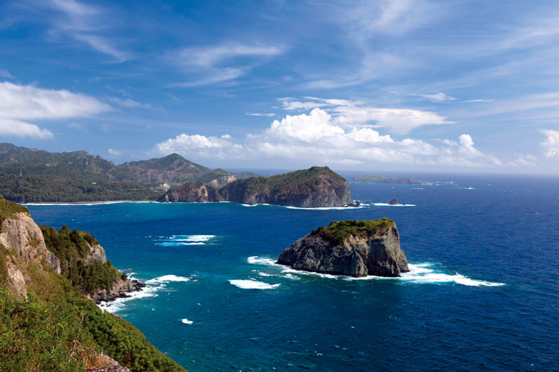 小笠原諸島・父島のウェザーステーションからの眺め