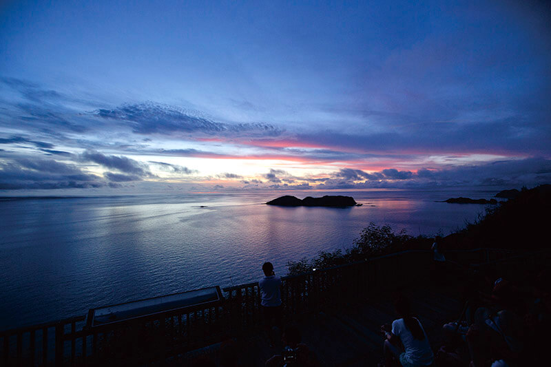 小笠原諸島・父島のウェザーステーションからの眺め