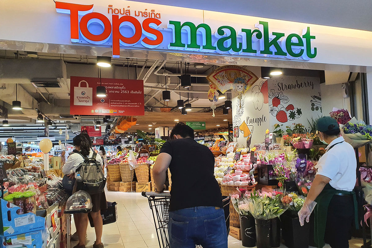バンコク　Tops market