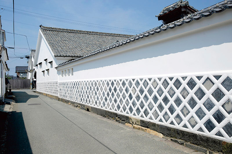 萩城城下町のなまこ壁